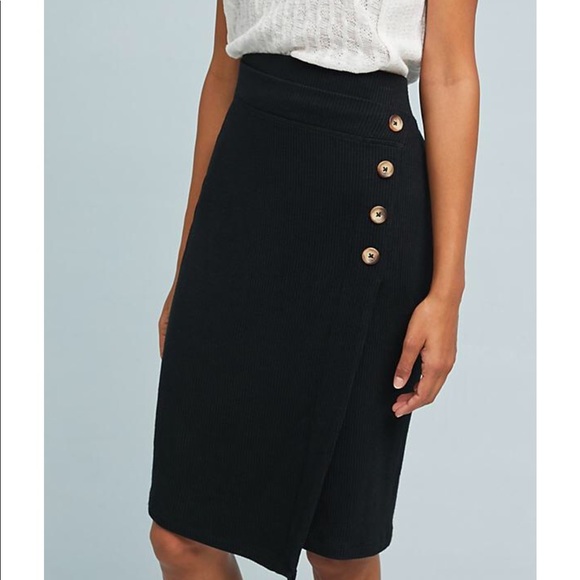 NWT Saturday/Sunday Buttoned CloudFleece Skirt - Picture 2 of 6